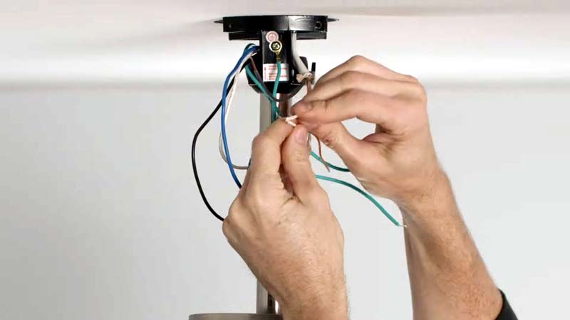 Installing a ceiling fan without ground wire