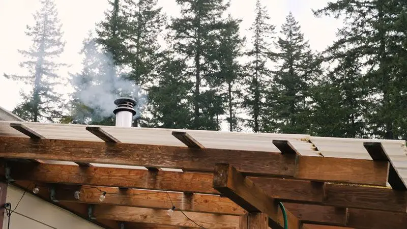 wood stove chiemny