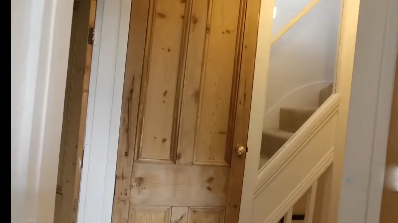 Door at the Bottom of Stairs