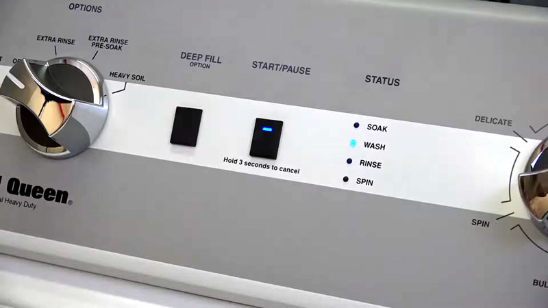 Speed Queen Washer control panel
