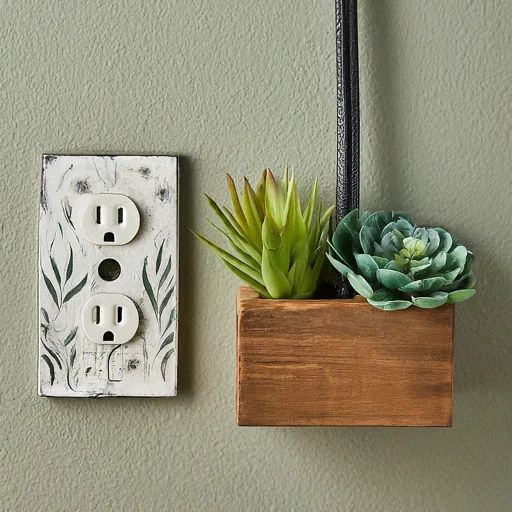 Cover an Unused Cable Outlet with design