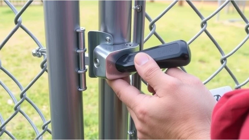 Fixing a Chain Link Fence Gate Latch That Is Too Short