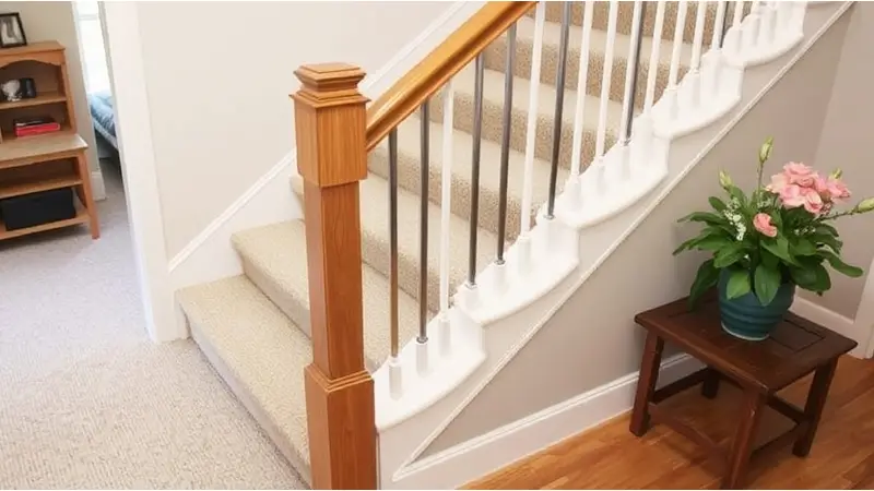 Install Railing Before or After Carpet