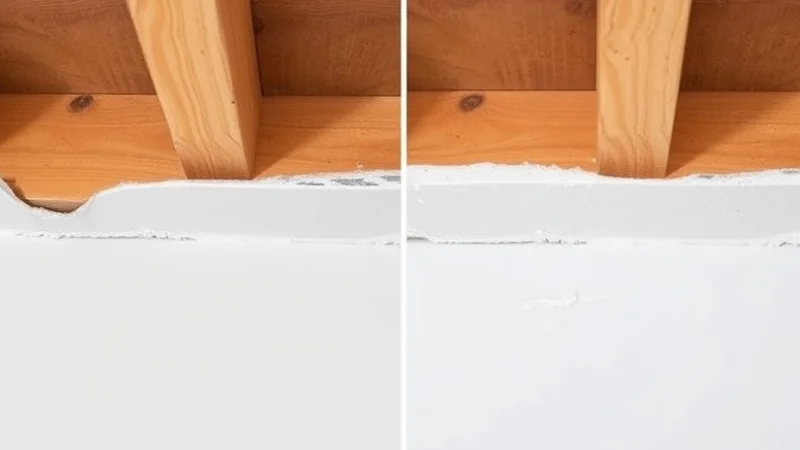 Is a butt edge to tapered edge drywall joint OK