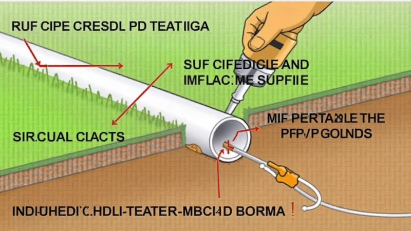 A collection of tools useful for driving PVC pipe into the ground, including a rubber mallet and a block of wood.