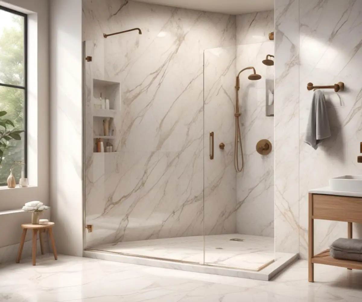 Acrylic vs Quartz Shower Walls: The #1 Mistake to Avoid