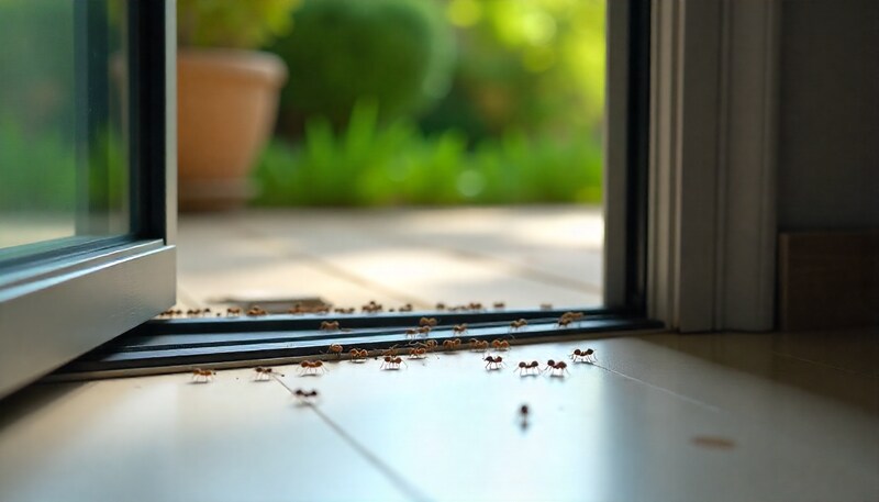Ants Coming Through Sliding Door? Seal Their Superhighway Shut