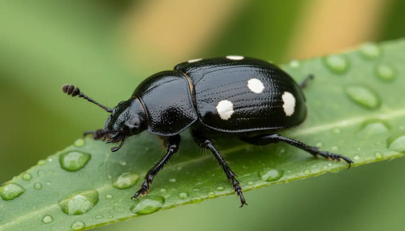 Black Ladybug with White Spots: Garden Friend or Foe Revealed
