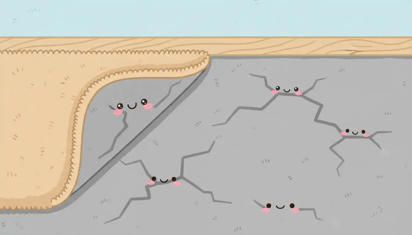 Cracks in Your Slab Under the Carpet? Your Action Plan Starts Now