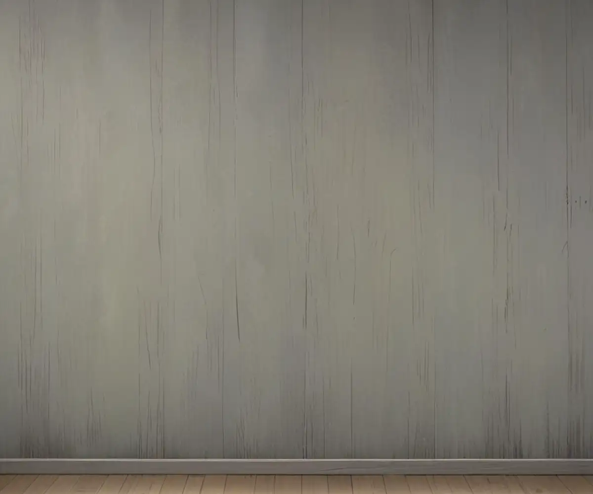Smooth, evenly painted gray wall without any visible brush marks or roller lines.