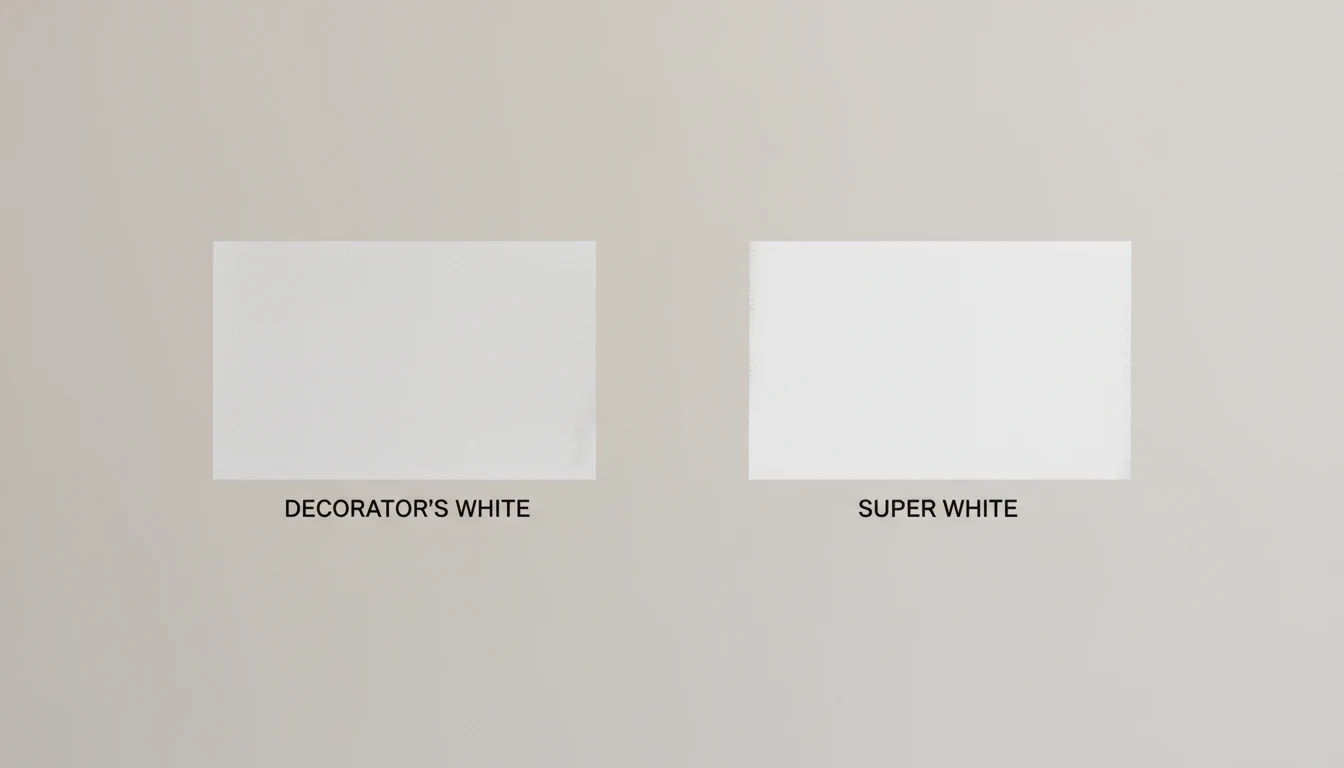 Decorator’s White vs Super White: The Brutal Truth on Which “White” Is a Trap
