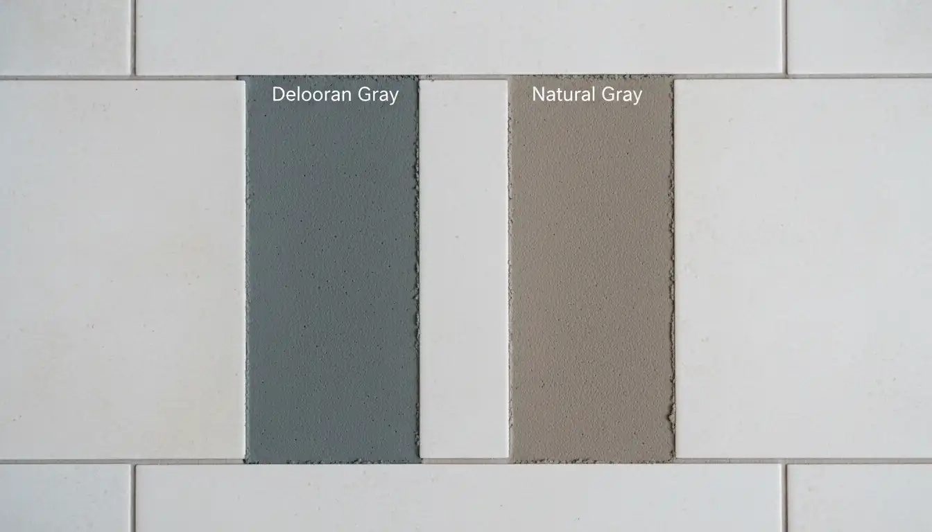 Delorean Gray vs Natural Gray Grout: The Subtle Choice That Makes or Breaks Your Tile Project