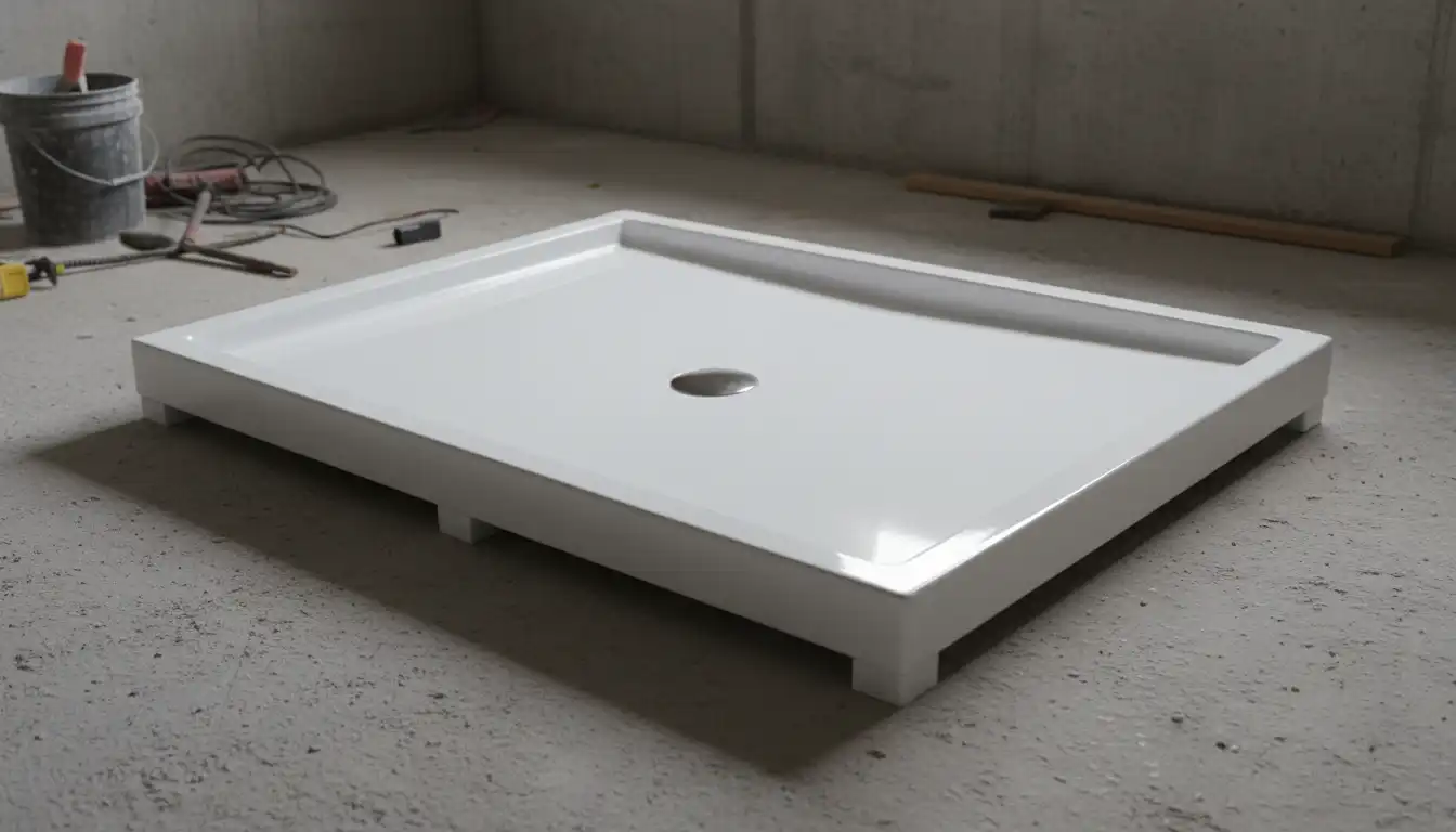 Basement Shower Drain Nightmare? An Elevated Base Is Your Fix