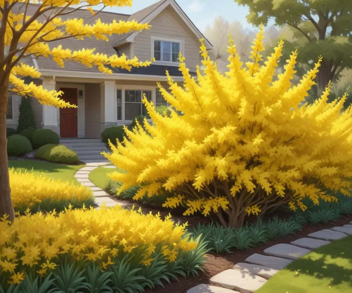 Your Forsythia Front Yard: From Unruly Mess to Stunning Showstopper