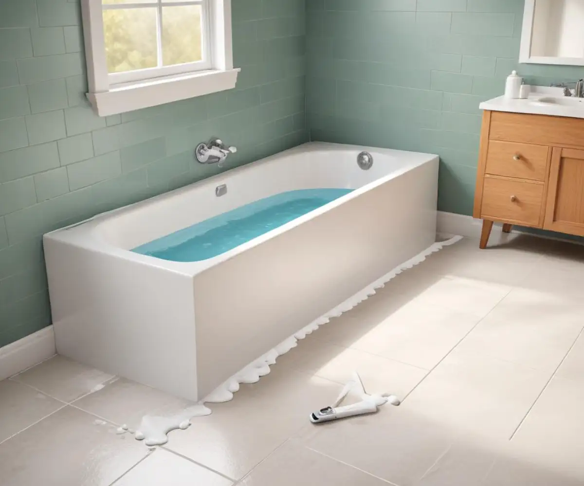 That Nasty Gap Between Your Tub and Vinyl Floor? It’s a Water Damage Nightmare in the Making