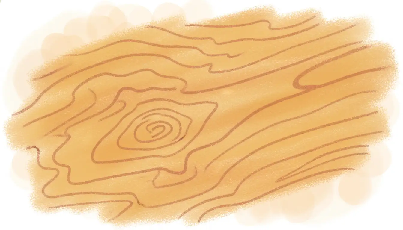 A close-up of red oak wood grain with a warm, semi-transparent golden oak stain applied, showing the texture of the wood.