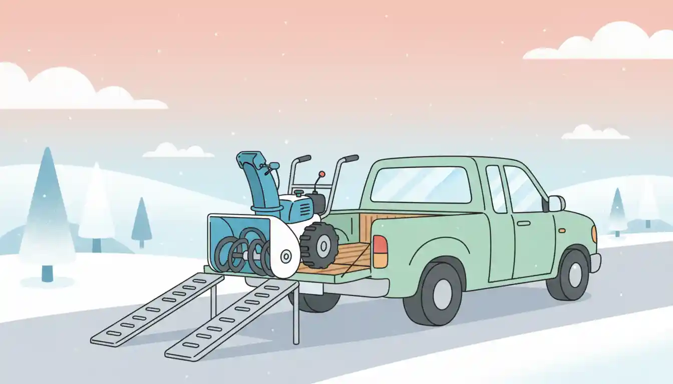 Loading a Snowblower in a Truck Bed? Stop! Read This First