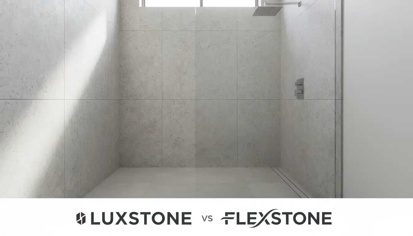LuxStone vs FlexStone: Your Dream Shower Remodel Depends on This Choice