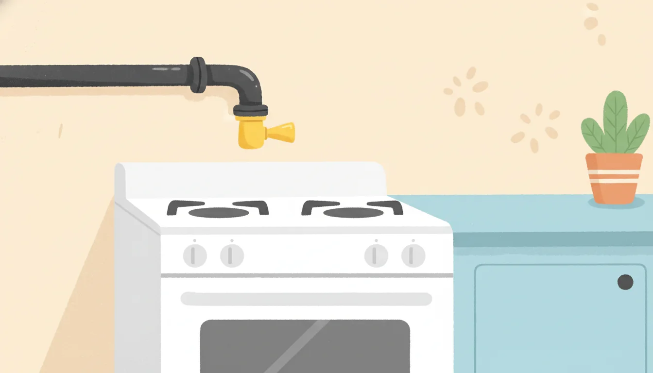 Moving Gas Pipe Behind Oven? Stop! One Mistake Can Be Deadly