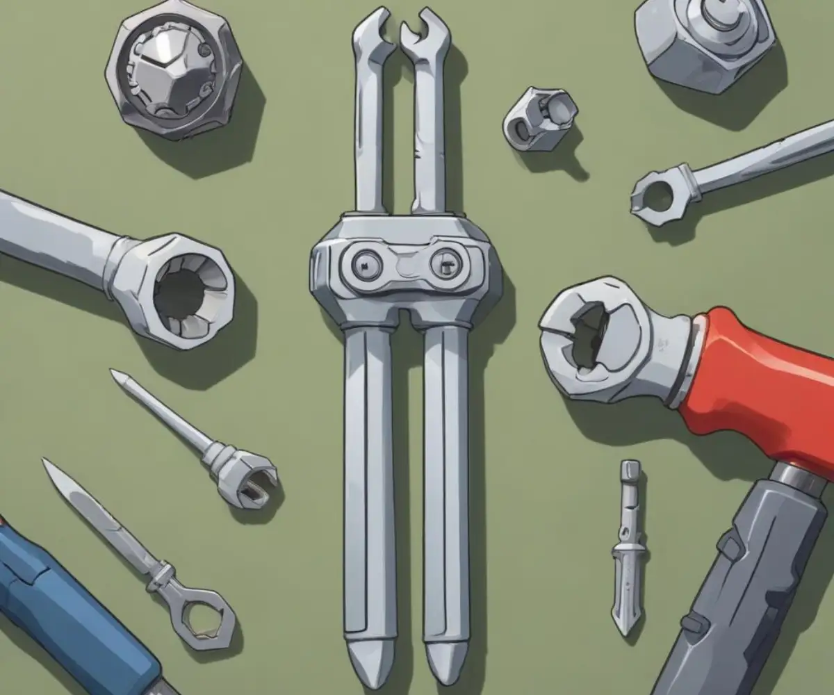 A handheld nut driver with a fixed hexagonal socket next to a socket wrench with a separate, interchangeable socket.