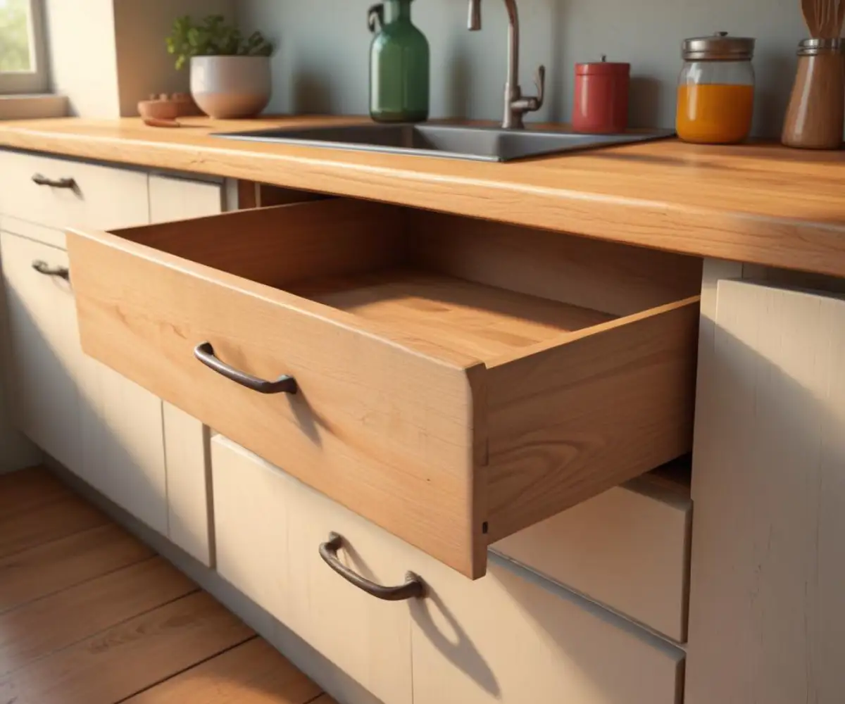 Old Kitchen Drawers Without Slides? Here’s the Genius Fix