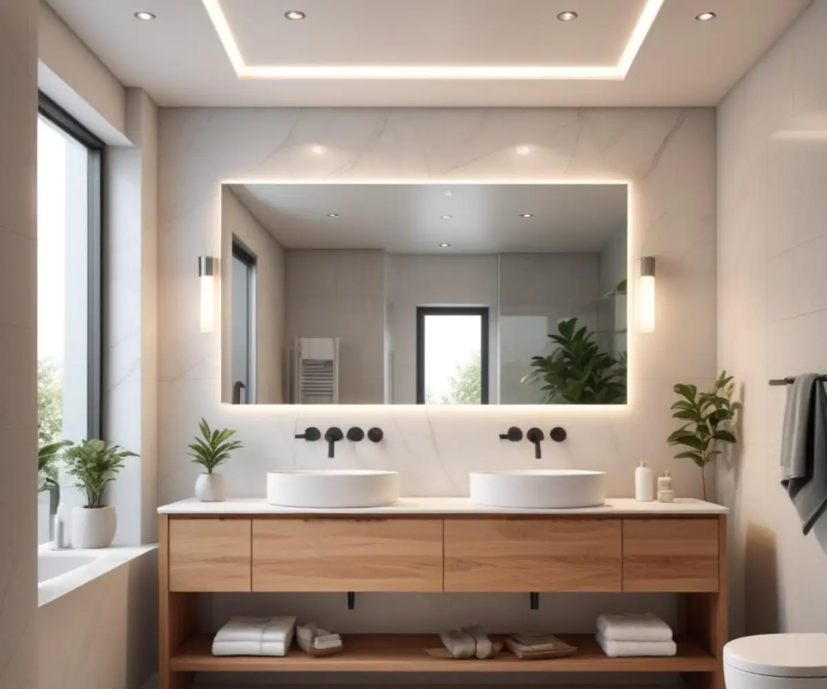 Stop Making This Mistake With Recessed Lights Over Vanity