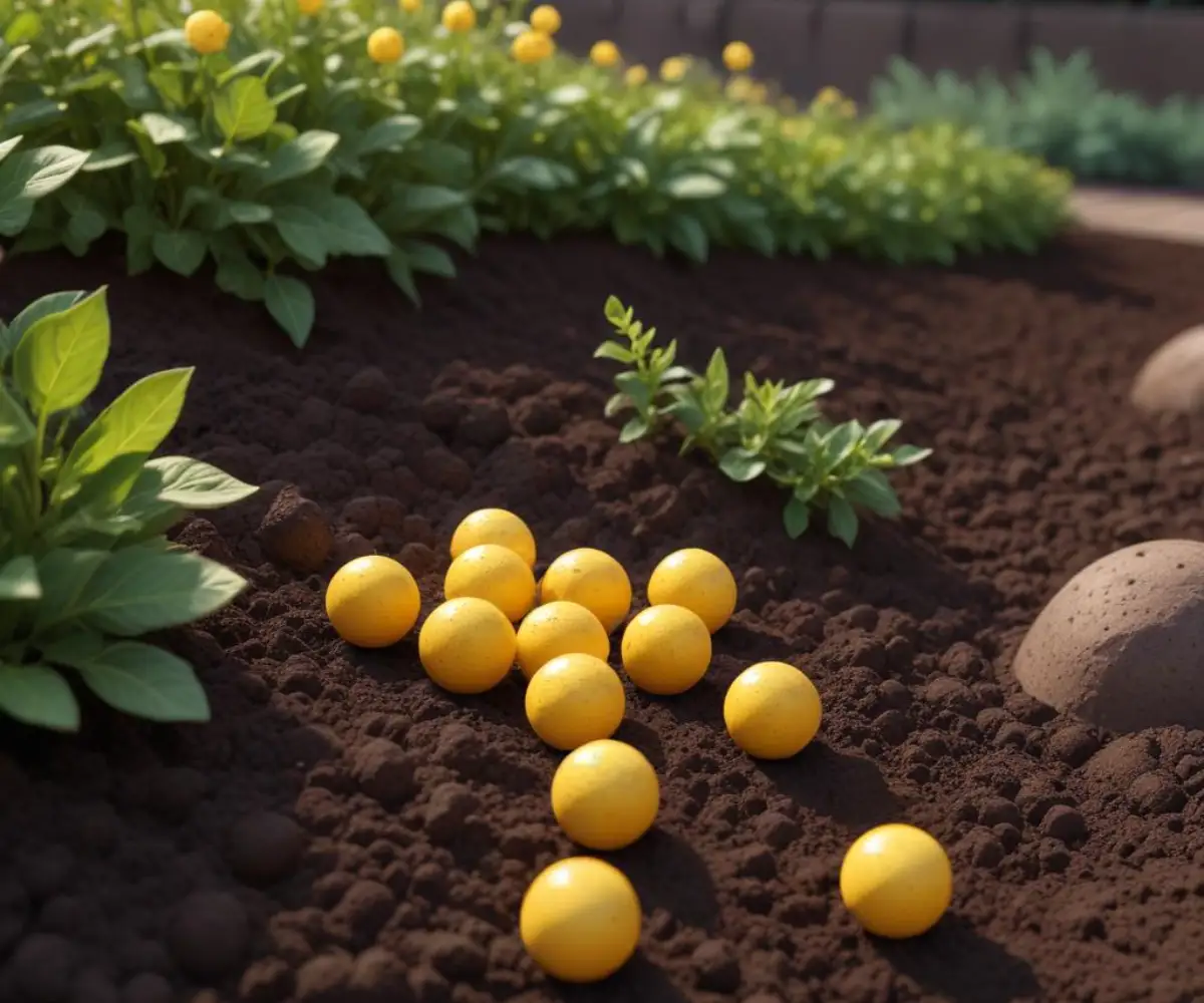 Round Yellow Eggs in Garden Soil? Unmasking the Top 5 Culprits