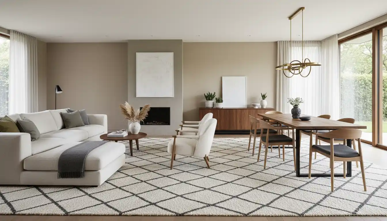 Same Rug in Living & Dining Room? The #1 Design Debate Solved