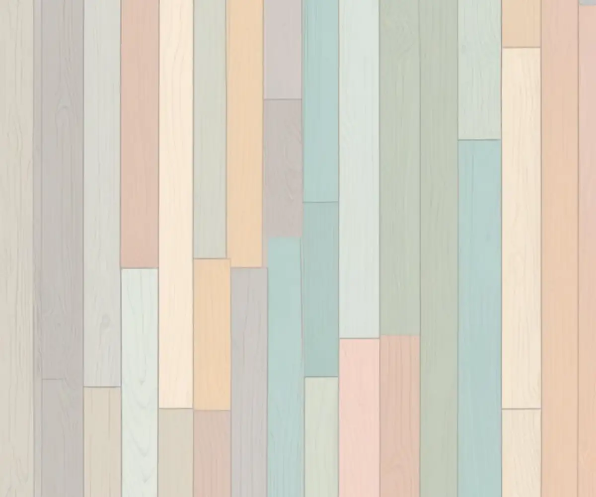 Close-up detail showing the surface difference between smooth and textured vinyl floor planks.