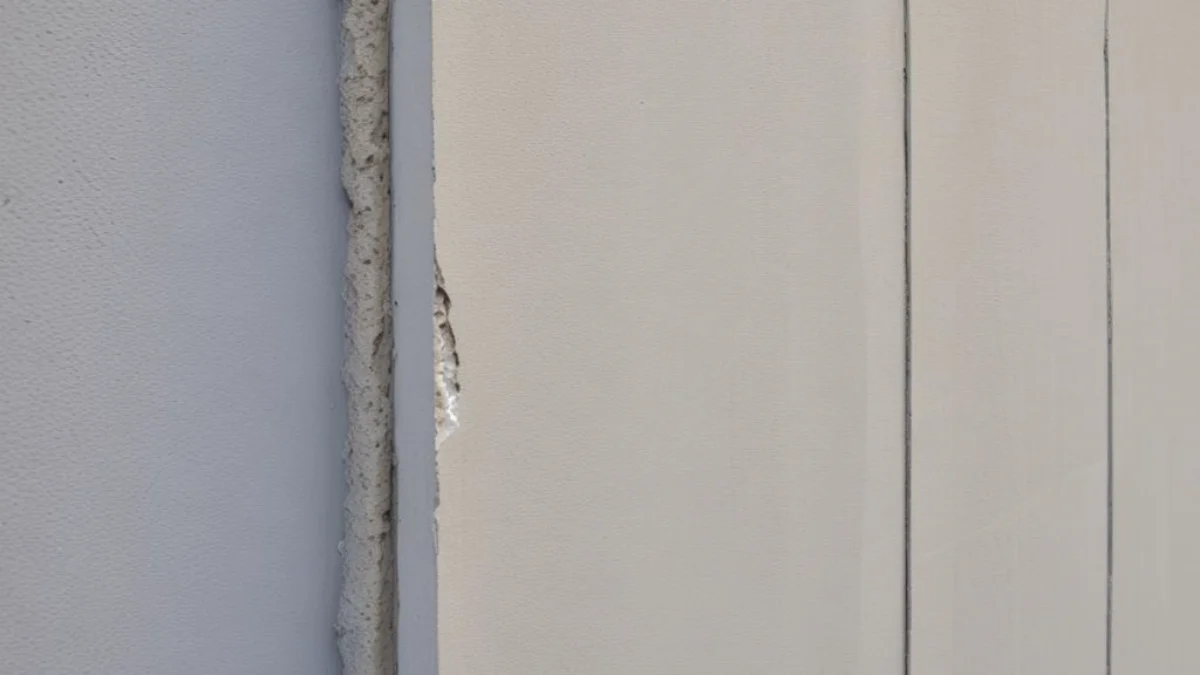 Stucco scratch coat on metal lath over exposed wall studs, no sheathing visible.
