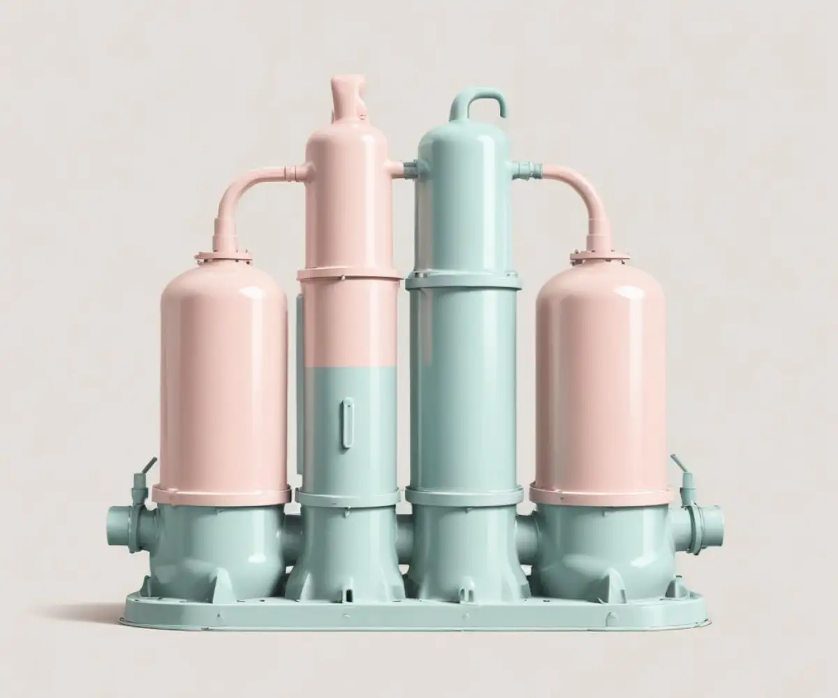 A side-by-side view of two cast iron sump pumps on a clean, white background.